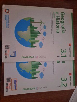 Libros de 3 de la ESO 60€ lote completo 5 asignatu