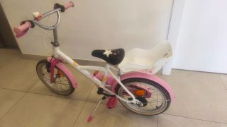 Bicicleta Infantil B'Twin Princess 14 + Portamuñec