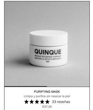 Mascarilla Quinque Purificante Detox