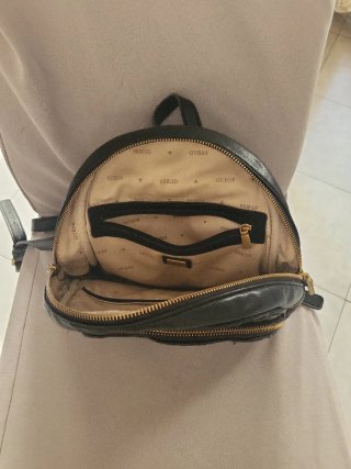 Borsetta Guess U.S.A. trapuntata nera