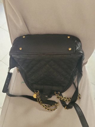Borsetta Guess U.S.A. trapuntata nera