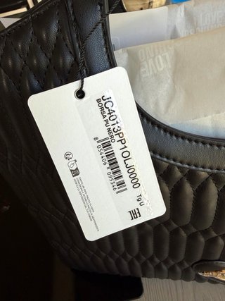 Borsa Love Moschino nera trapuntata cuore