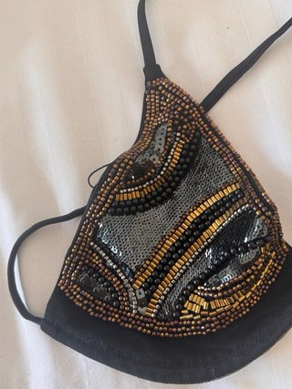 Bikini Zara Abalorios Talla M