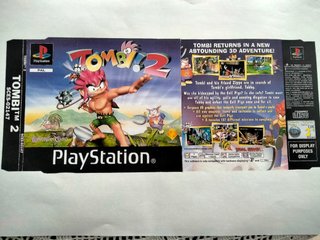 Tombi 2 PS1 Carátula Reemplazo