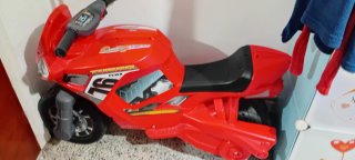 Moto Eléctrica Infantil Roja
