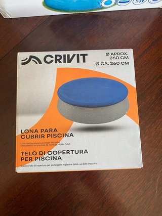 Piscina hinchable CRIVIT + Lona protectora