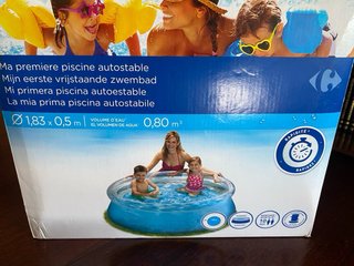 Piscina hinchable CRIVIT + Lona protectora