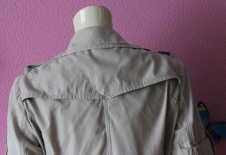 Vestido gabardina Cortefiel beige