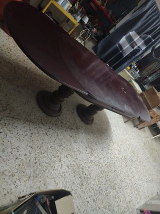 Mesa extensible de madera