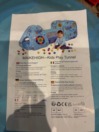 Tienda de campaña infantil MAIKEHIGH