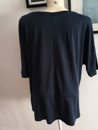 Camiseta Desigual floral azul