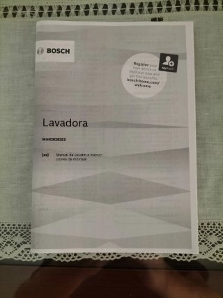 Lavadora Bosch 8 kg