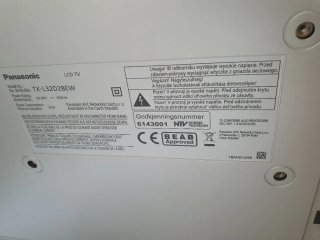 Televisión Panasonic LCD 32 pulgadas. TX-L32D28EW