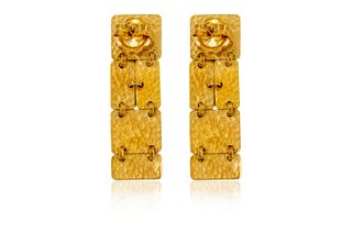 Pendientes largos Tous oro 18k - ref.15257