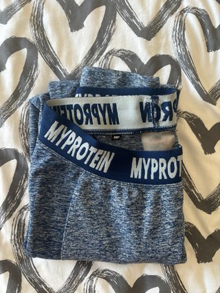 Mallas de gimnasio Myprotein azules leggings
