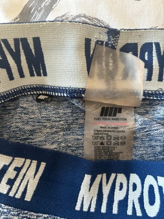 Mallas de gimnasio Myprotein azules leggings