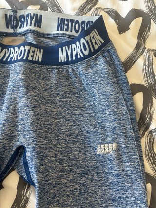 Mallas de gimnasio Myprotein azules leggings