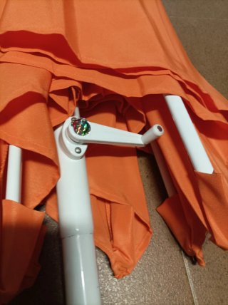 Mástil superior para sombrilla/parasol naranja