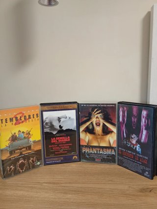 Lote 4 Películas VHS Terror