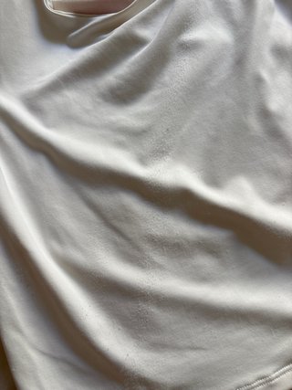 Top blanco espalda descubierta