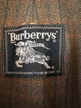 Gabardina Burberrys Caballero Beige