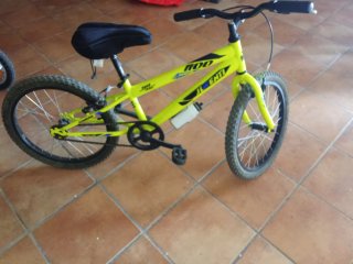 Bicicleta BMX Junior Amarilla