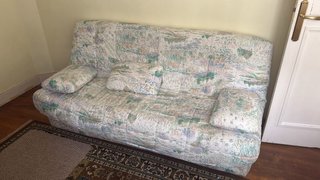 Sofá cama floral