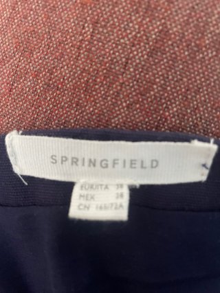 Minifalda Springfield bordada Talla 38