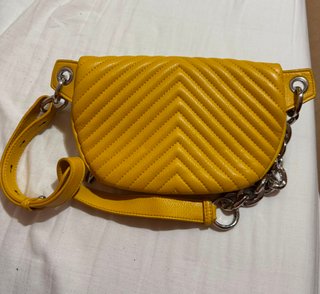 Marsupio/borsetta Kelly Kross Argento/Giallo