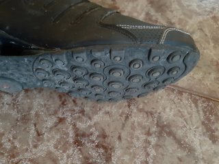 Zapatillas Nike Shox Negras y Rojas 43