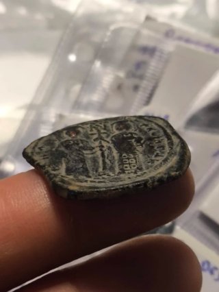 Moneda Bizantina Follis Ducas-Eudoxia
