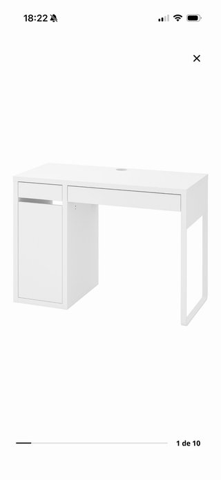 Escritorio Ikea MICKE Blanco