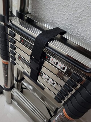 ESCALERA 5 METROS 2,5M+2,5M PLEGABLE TELESCOPICA -