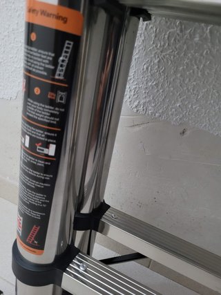 ESCALERA 5 METROS 2,5M+2,5M PLEGABLE TELESCOPICA -
