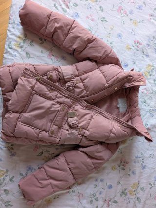 Abrigo niña Coconut rosa talla 9/10