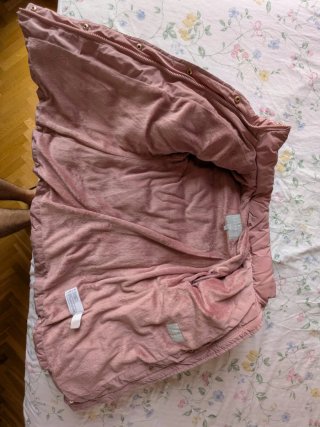 Abrigo niña Coconut rosa talla 9/10