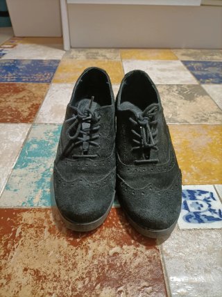 Zapatos Mimao Piel Negros Talla 35