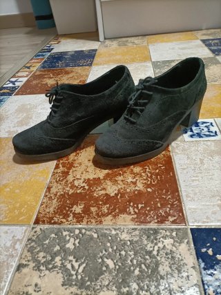 Zapatos Mimao Piel Negros Talla 35