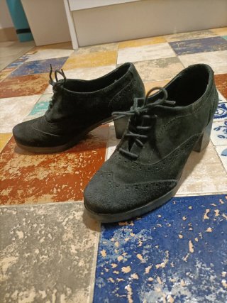 Zapatos Mimao Piel Negros Talla 35