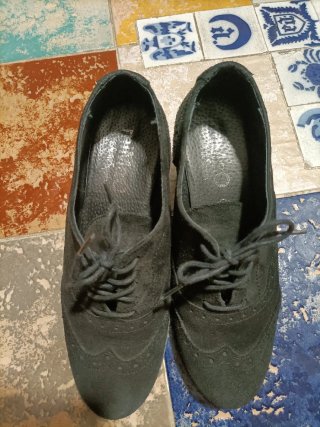 Zapatos Mimao Piel Negros Talla 35