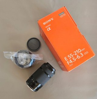 Objetivo Sony E 55-210mm f/4.5-6.3 OSS con bolsa
