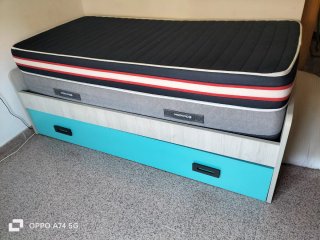 Cama Nido Metal y Madera