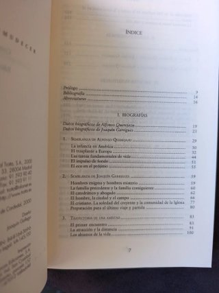 Alfonso Querejazu, Joaquín Garrigues correspond...