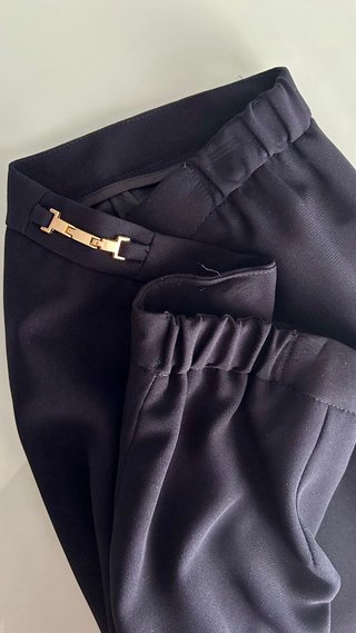 Falda Antea Recta Azul Marino T42