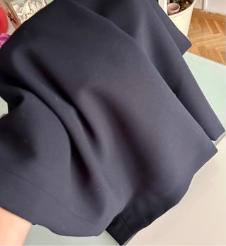 Falda Antea Recta Azul Marino T42