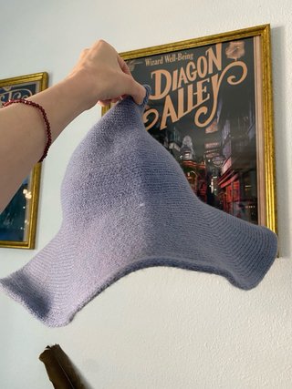 Gorro beauxbatons azul para cosplay Harry Potter