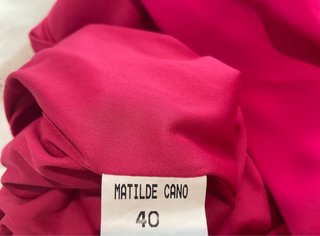 Vestido Matilde Cano Rosa Largo