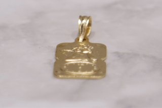 PLACA QUERUBÍN-RELOJ, ORO 18K/1.5g