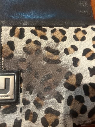 Bolso Adolfo Dominguez Animal Print Piel