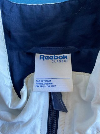 Campera Reebok Original Azul y Roja